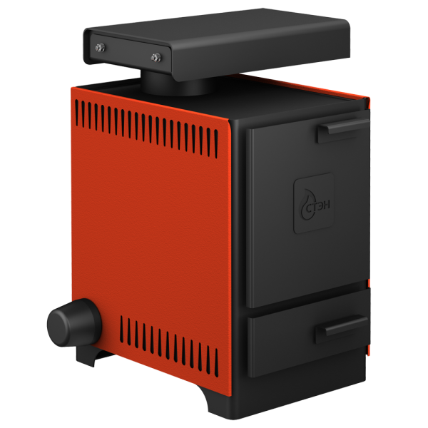 Твердотопливный котел СТЭН "Стэн mini" 7 (терракот) [7 кВт]