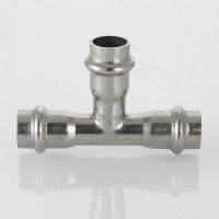 ᐉ Пресс-тройник из нержавеющей стали Valtec 15x12x15 мм ✔️ фото | ⏩ Progreem.by