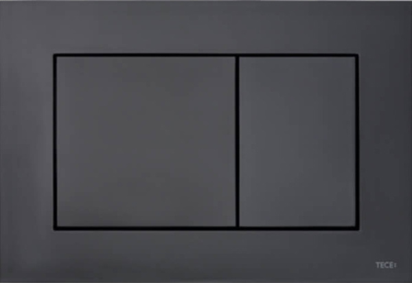 ᐉ Инсталяция для унитаза TECE 9400414 квадратная черная матовая хром кнопка ✔️ фото | ⏩ Progreem.by