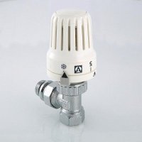 ᐉ Клапан с термостатической головкой Valtec для радиаторов, угловой 1/2" ✔️ фото | ⏩ Progreem.by