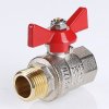 Шаровой кран Valtec Base, рукоятка бабочка 1 вн.р - нар.р. ᐉ Шаровой кран Valtec Base, рукоятка бабочка 1 вн.р - нар.р. VT.218.N.06 ✅ фото | Valtec ⭐ Progreem.by