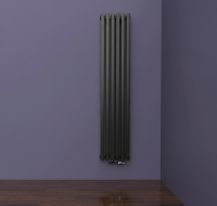 Радиатор стальной трубчатый Новатерм Р4040-1250-В6-1-9005-НЦ [6 секций]