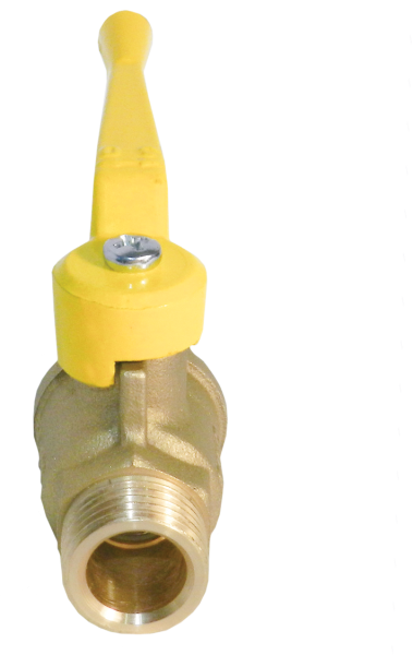 ᐉ Кран шаровой БАЗ 11Б27П Ду15 А12 газ 1/2” нр/нр рычаг ✔️ фото | ⏩ Progreem.by