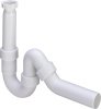Сифон Viega для кухонной мойки трубный, d50 мм, с отводом 45°, белый 102821 Сифон Viega для кухонной мойки трубный, d50 мм, с отводом 45°, белый 102821