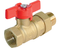 ᐉ Кран шаровой БАЗ "американка" Ду25 А31 1” прямой рычаг ✔️ фото | ⏩ Progreem.by