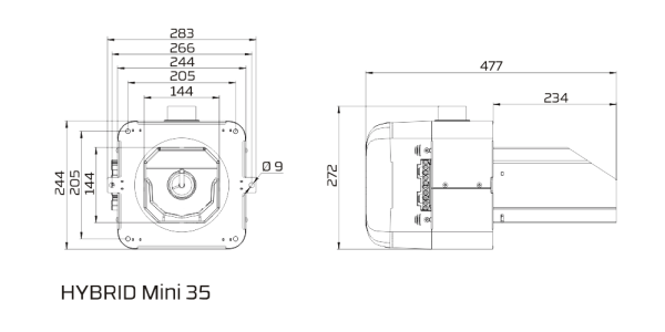 ᐉ Пеллетная горелка PellasX Hybrid Mini [35 кВт]  ✅ фото | PellasX ⭐ Progreem.by