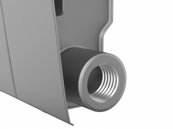 ᐉ Радиатор биметаллический Royal Thermo BiLiner 350 Silver Satin [1 секция] ✔️ фото | ⏩ Progreem.by