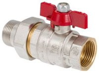 Шаровой кран Enolgas Basic с полусгоном 1 вн.р - нар.р. арт. S.227.06