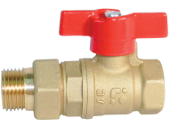 ᐉ Кран шаровой БАЗ "американка" Ду25 А31 1” прямой рычаг ✔️ фото | ⏩ Progreem.by