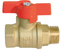 ᐉ Кран шаровой БАЗ 11Б27п1 Ду25 А31/1 1” вр/нр бабочка ✔️ фото | ⏩ Progreem.by