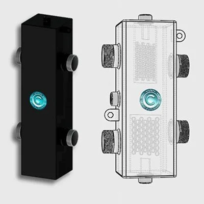 Коллекторные блоки (коллекторы теплого пола) Valtec VTc из нержавеющей стали с расходомерами